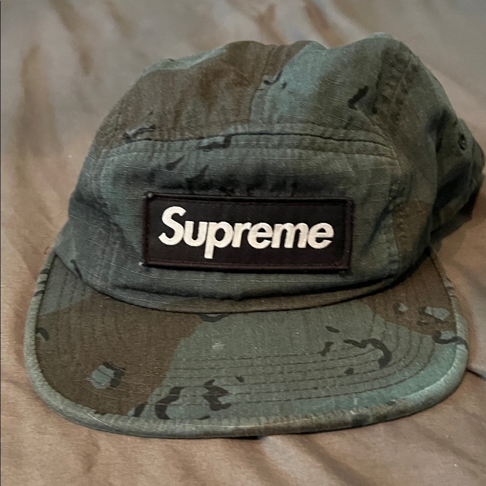 Supreme Olive Camouflage Hat